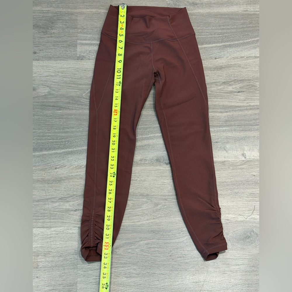 Wilo The Label Ribbed Brown Leggings Women’s Small - Picture 5 of 8
